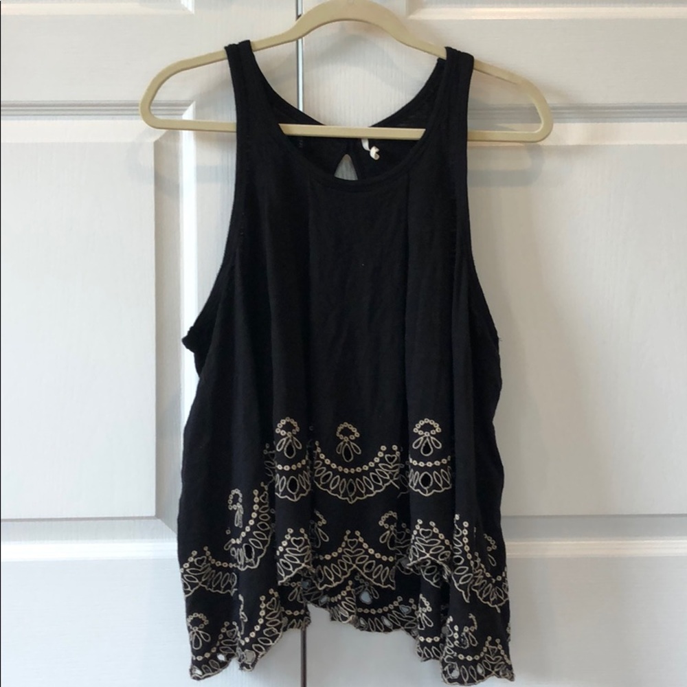Brand new worn once Free People black tank